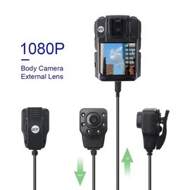 1296P Police Worn Cameras với Audio Video Photo Recording Màn hình 2 inch