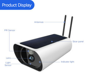 Máy ảnh sử dụng pin năng lượng mặt trời 4G với âm thanh 2 chiều và chức năng thời gian thực.