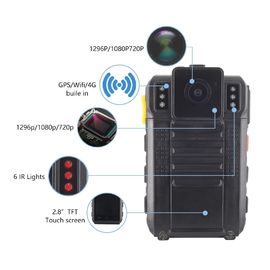 Cảnh sát Android 4G Nên đeo Máy ảnh Bỏ túi Video Body Tầm nhìn Ban đêm Đối với Dân thường