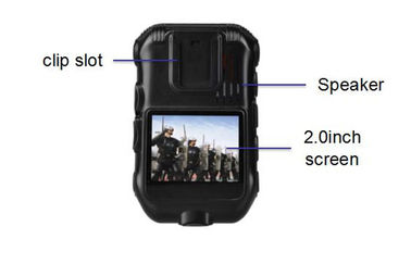 Máy ảnh đeo cảnh sát 10 giờ quay video IP65 DVR chống thấm nước
