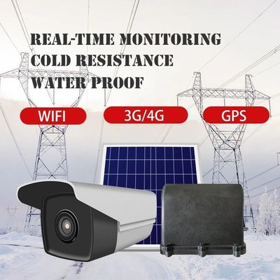 Hệ thống camera giám sát thông minh năng lượng mặt trời Grid Tower 4G LTE 18000 mAH Tuổi thọ cao Làm việc