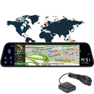 Android 8.1 Xe hơi DVR 1080P Định vị GPS Máy quay ADAS 800mah