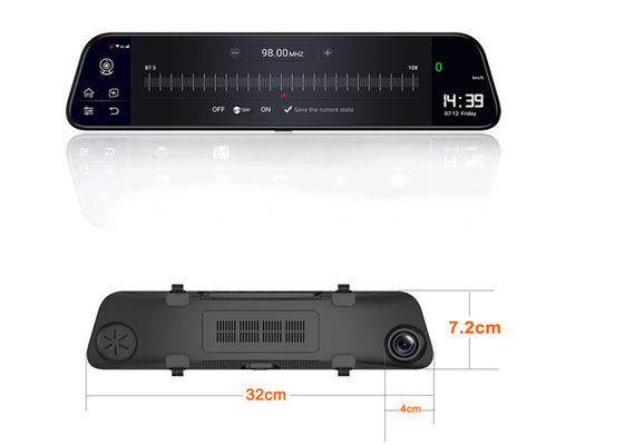 Camera hành trình kép Màn hình cảm ứng 4G ADAS 12.0 "với Camera hành trình ô tô DVR có chế độ xem đỗ xe ngược