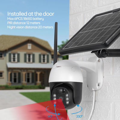 Hệ thống an ninh Camera ngoài trời năng lượng mặt trời 4G Camera IP66 chống nước cho sân sau
