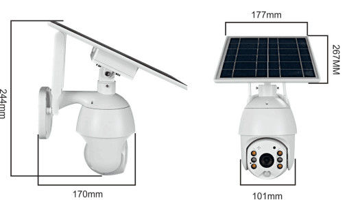 Camera năng lượng mặt trời Pin 4G Camera an ninh 1080P Hỗ trợ lưu trữ đám mây