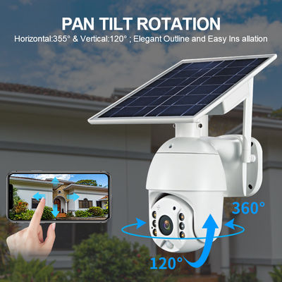 Ngoài trời Đầy đủ màu sắc Ban đêm Tự động phát hiện chuyển động 2MP Wifi không dây 4G Thẻ sim Pin năng lượng mặt trời Camera quan sát 1080P HD Camera