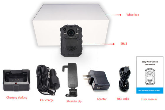 Máy quay cảnh sát cơ thể 128G Quay video 10 giờ