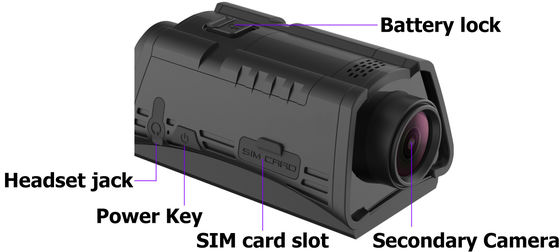 Máy ảnh ghi hình kép JPEG 3600mAh 4MP Máy ảnh phát trực tiếp MTK6739