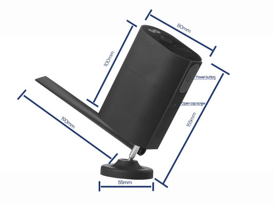 Camera an ninh Wifi 1080P 20fps PIR 4G Camera mạng PTZ POE 4W với tấm năng lượng mặt trời