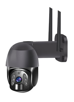 Bảng điều khiển năng lượng mặt trời WIFI PIR ngoài trời Camera an ninh mái vòm PTZ H265 Tuya HD