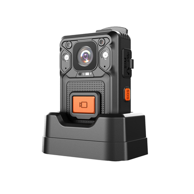 Camera thân cảnh sát 4G AES256 Chip H22 H.265 2 inch TFT LCD FDD LTE WCDMA GPRS