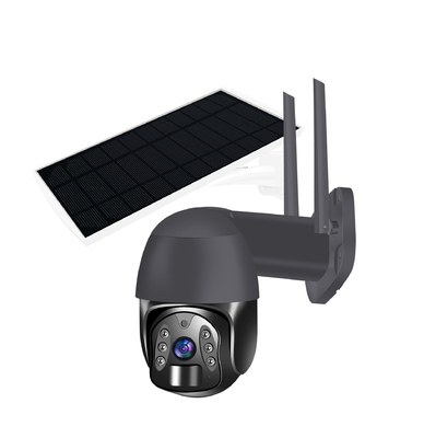 NTC Pin Lithium Dome Camera 4G PTZ Tầm nhìn ban đêm 2.0MP 200W 850nm Hồng ngoại