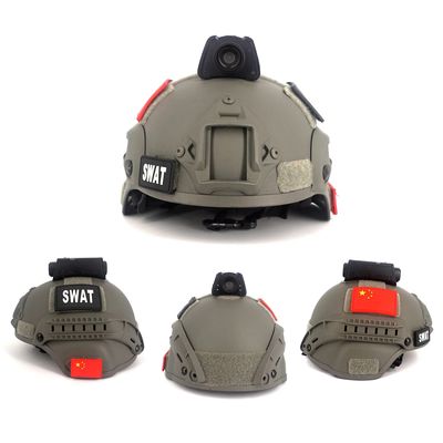 2.4GHz GPS Camera mũ bảo hiểm phát trực tiếp 3600mAh cho quân đội