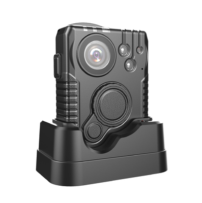 IP67 Cảnh sát mạng đeo Camera Độ phân giải HD Onvif Black IR Light 3200mAH