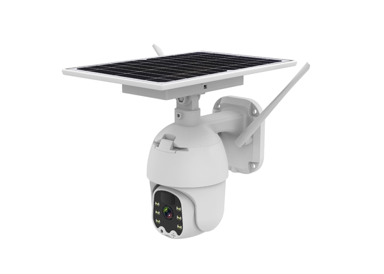 Bảo mật hồng ngoại 30M Camera 4G PTZ Starlight WiFi Pin năng lượng mặt trời 170mA