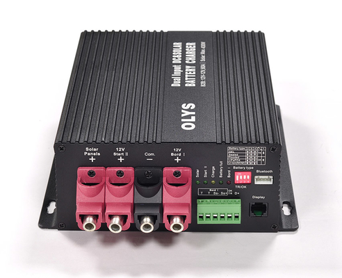Đầu vào kép thông minh Bộ sạc pin tự động năng lượng mặt trời DC Bộ điều khiển sạc năng lượng mặt trời 12V MPPT