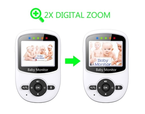 Màn hình trẻ em không dây 2,4 GHZ Màn hình LCD màu 2,4 inch với tầm nhìn ban đêm