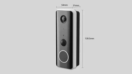 160 Vision Angle WIFI Video Doorbell 5200 MAh Battery with Indoor Chume
