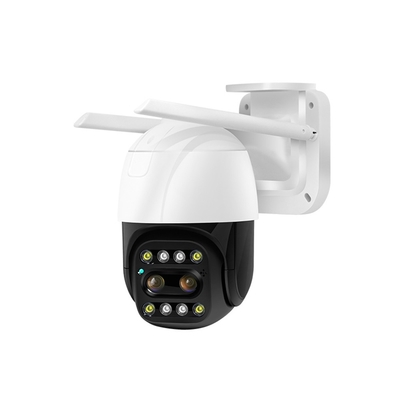 Camera an ninh ống kính kép WIFI có dây 1080P 2.0MP HD AI Nhận dạng tầm nhìn ban đêm