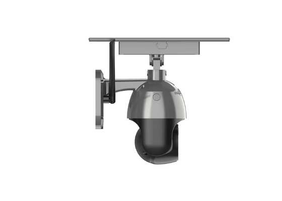 Camera an ninh PTZ ngoài trời Báo động phát hiện PIR màu đen Chống nước HD