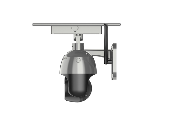 Camera an ninh PTZ ngoài trời Báo động phát hiện PIR màu đen Chống nước HD