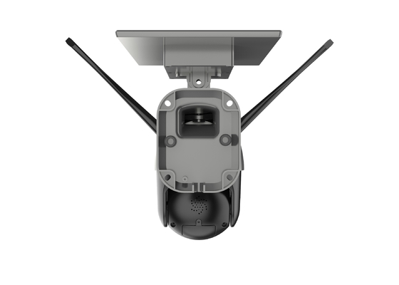 Camera an ninh PTZ ngoài trời Báo động phát hiện PIR màu đen Chống nước HD