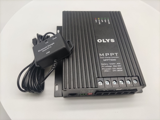 Bộ điều khiển sạc năng lượng mặt trời 430W MPPT Bộ sạc pin DC Bảng điều khiển năng lượng mặt trời tối đa 50V
