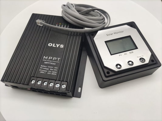 Bộ điều khiển sạc năng lượng mặt trời 430W MPPT Bộ sạc pin DC Bảng điều khiển năng lượng mặt trời tối đa 50V