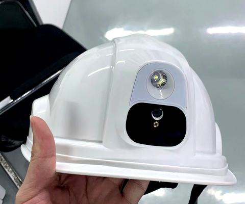 Máy ảnh mũ bảo hiểm an toàn 4G Phát trực tiếp Máy ảnh mũ bảo hiểm ngoài trời 2MP