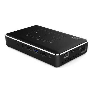 Máy chiếu di động nhỏ DLP 150 Lumens Android 9.0 OS Life Time Lấy nét bằng tay