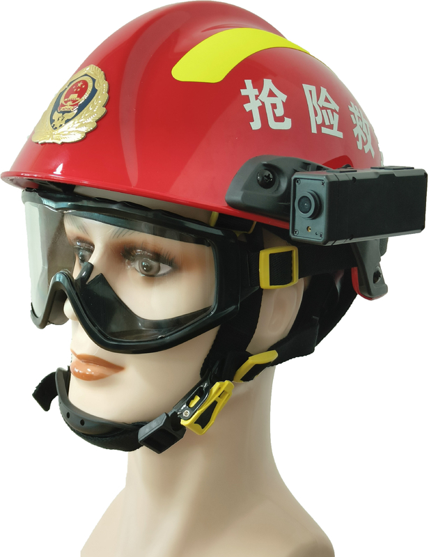 4G Smart AI tương tác Camera mũ cứng GPS phát trực tiếp với Trung tâm chỉ huy Hệ thống VMS