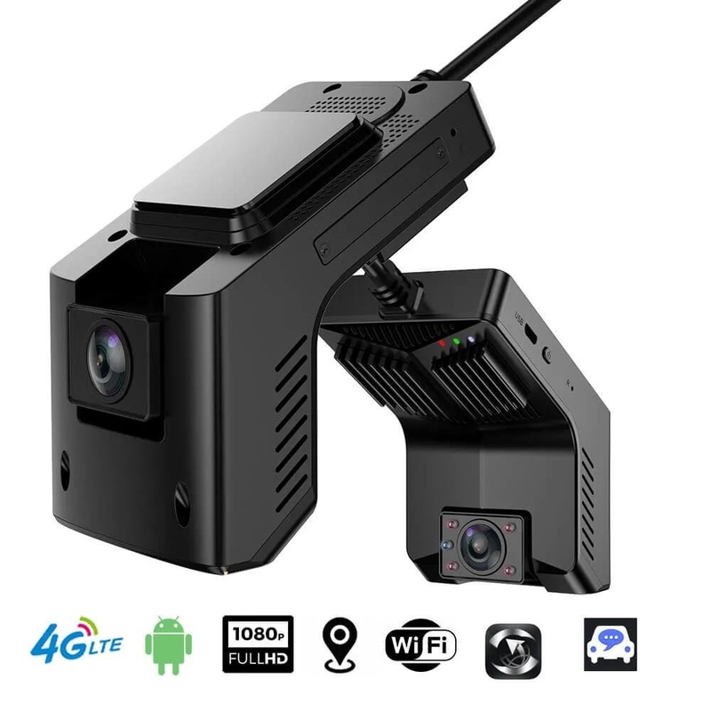 Sos App Control 4G Dashcam và GPS ADAS/DSM/BSD/PCW 4G DVR di động