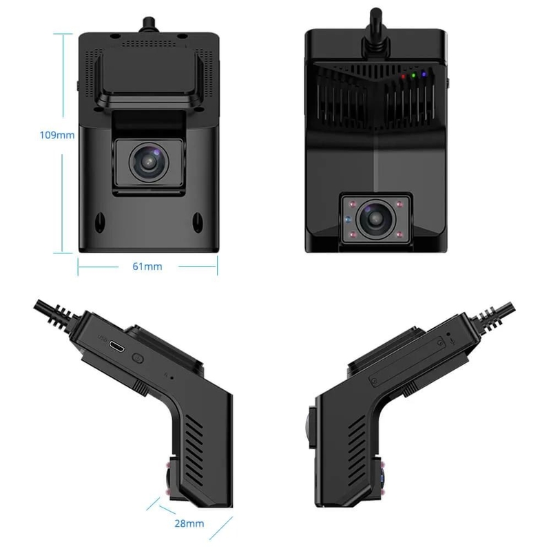 Định nghĩa 4G WiFi GPS Night Vision Dash Camera với Loop Recording và Parking Monitor