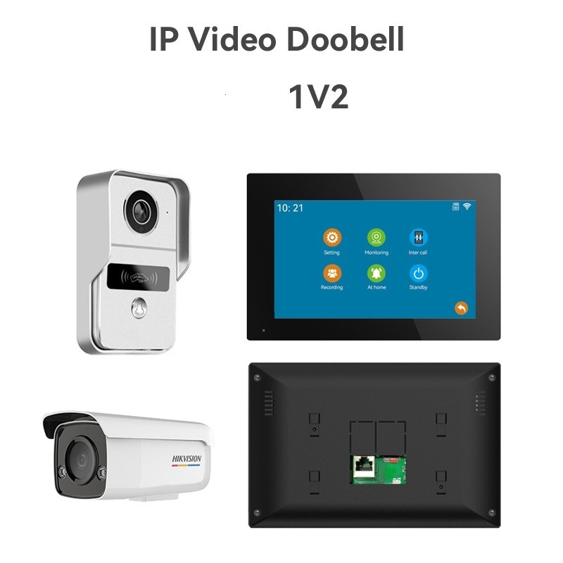 Tất cả màu đen WIFI Video chuông cửa với 166 ° góc nhìn rộng ghi thẻ SD và phát hiện chuyển động