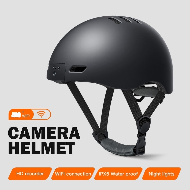 Máy ảnh mũ an toàn 720P với IP67 chống nước và nhiệt độ hoạt động đến 70 độ C