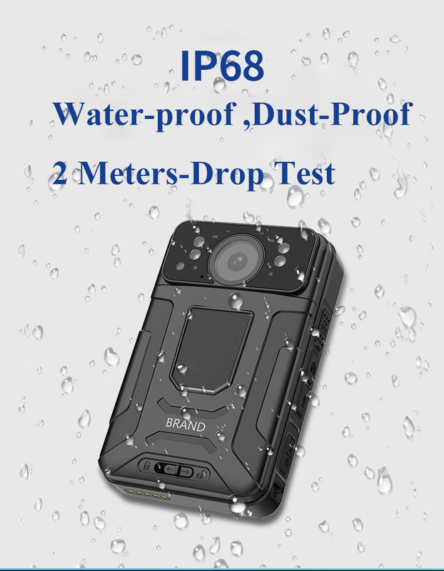 Máy ảnh mặc của cảnh sát 4G Bluetooth với ghi âm / ghi hình định nghĩa