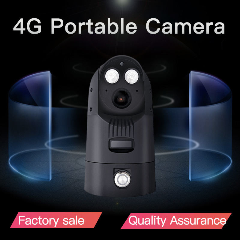 1080P Wifi 4G Camera an ninh xe với Pan Tilt Zoom và tích hợp pin