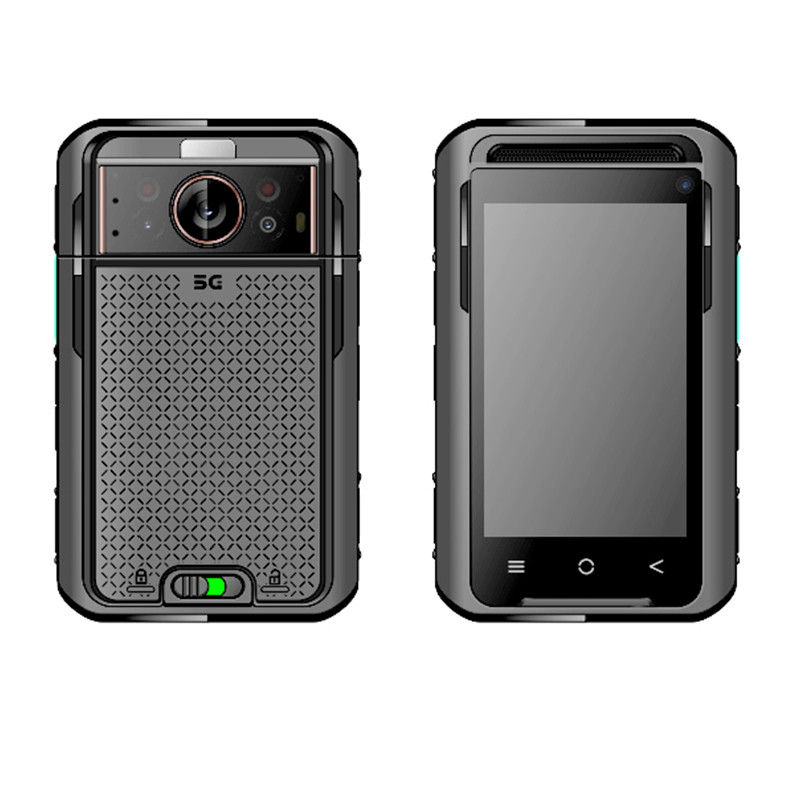 3.1 inch LCD 5G Body Worn Camera với 3500mAh pin kép EIS 4G 64GB RAM ROM