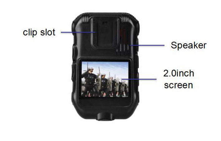 Máy ảnh đeo cảnh sát 10 giờ quay video IP65 DVR chống thấm nước