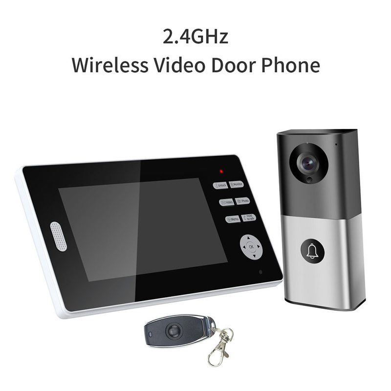 Camera giám sát Wifi IR Night 3200mah Night Vision Chuông cửa 2.4G 720P AC24V