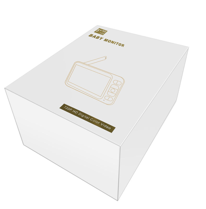 Điều khiển bằng giọng nói Màn hình trẻ em không dây Loa hai chiều Màn hình 5 inch độ phân giải cao