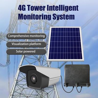 Hệ thống camera giám sát thông minh năng lượng mặt trời Grid Tower 4G LTE 18000 mAH Tuổi thọ cao Làm việc