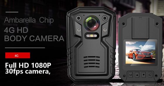 Camera Full HD 4G 1080P Body W orn Chống thấm nước với điều khiển xem thời gian thực