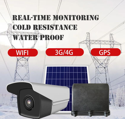 Bộ xử lý Wire Tower MTK6739 Camera năng lượng mặt trời 12W 4G 18000mah