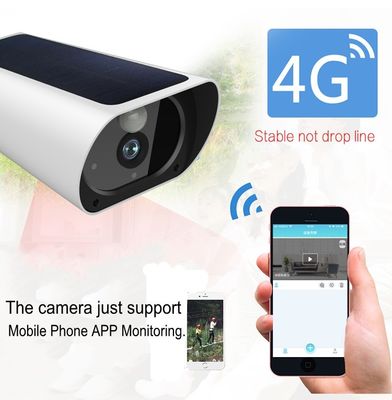 Camera an ninh 4G ngoài trời được tích hợp trong bảng điều khiển năng lượng mặt trời IP66 Chống nước